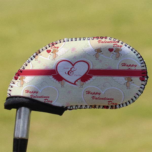 Custom Mouse Love Golf Club Iron Cover (Personalized)