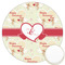 Mouse Love Icing Circle - Large - Front