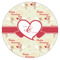 Mouse Love Icing Circle - Small - Single