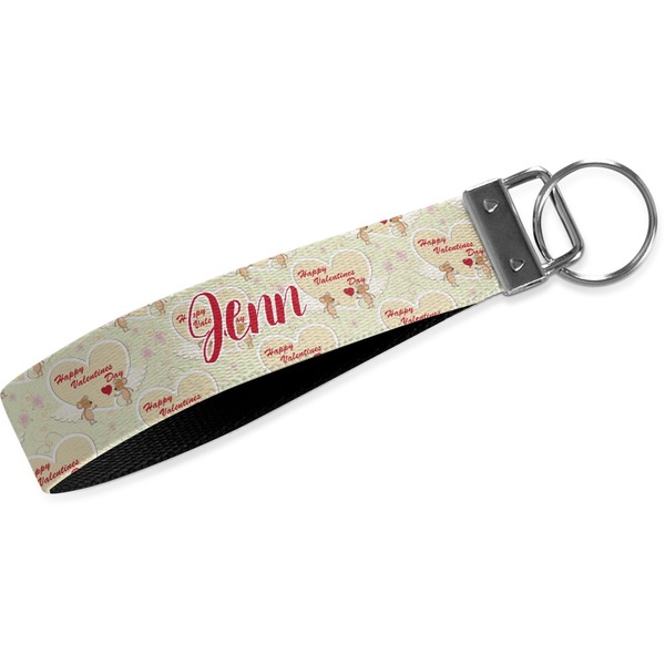 Custom Mouse Love Webbing Keychain Fob - Large (Personalized)