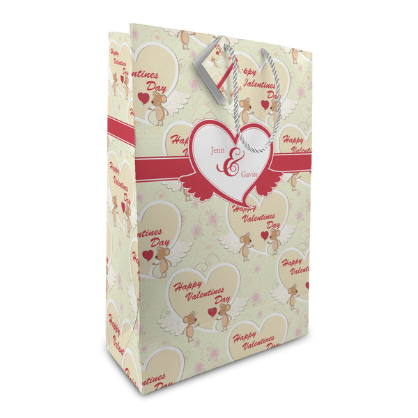 Custom Mouse Love Large Gift Bag (Personalized)