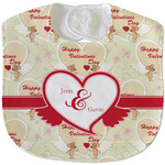 Mouse Love Velour Baby Bib w/ Couple's Names