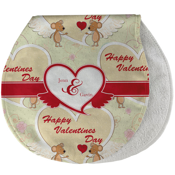 Custom Mouse Love Burp Pad - Velour w/ Couple's Names