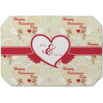 Mouse Love Dining Table Mat - Octagon (Single-Sided) w/ Couple's Names