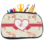 Mouse Love Neoprene Pencil Case - Medium w/ Couple's Names