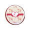 Mouse Love Printed Icing Circle - XSmall - On Cookie