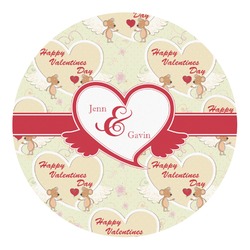 Mouse Love Round Decal - Large (Personalized)