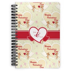 Mouse Love Spiral Notebook - 7x10 w/ Couple's Names