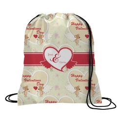 Mouse Love Drawstring Backpack - Large (Personalized)