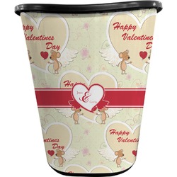 Mouse Love Waste Basket - Double Sided (Black) (Personalized)
