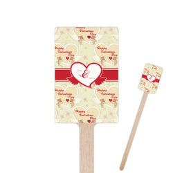 Mouse Love 6.25" Rectangle Wooden Stir Sticks - Double Sided (Personalized)