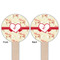 Mouse Love Wooden 6" Food Pick - Round - Double Sided - Front & Back