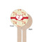 Mouse Love Wooden 6" Stir Stick - Round - Single Sided - Front & Back