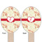 Mouse Love Wooden Food Pick - Oval - Double Sided - Front & Back