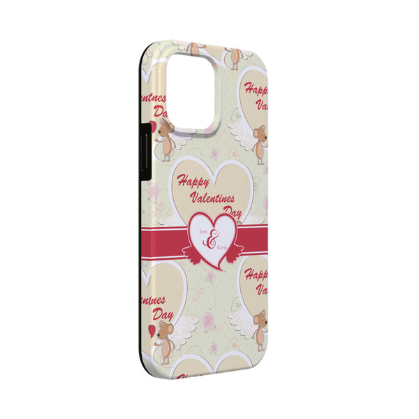 Custom Mouse Love iPhone Case - Rubber Lined - iPhone 13 Mini (Personalized)