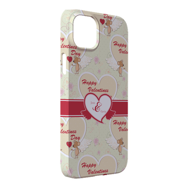 Custom Mouse Love iPhone Case - Plastic - iPhone 14 Plus (Personalized)