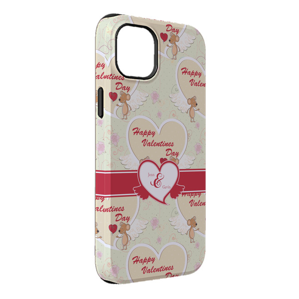 Custom Mouse Love iPhone Case - Rubber Lined - iPhone 14 Pro Max (Personalized)