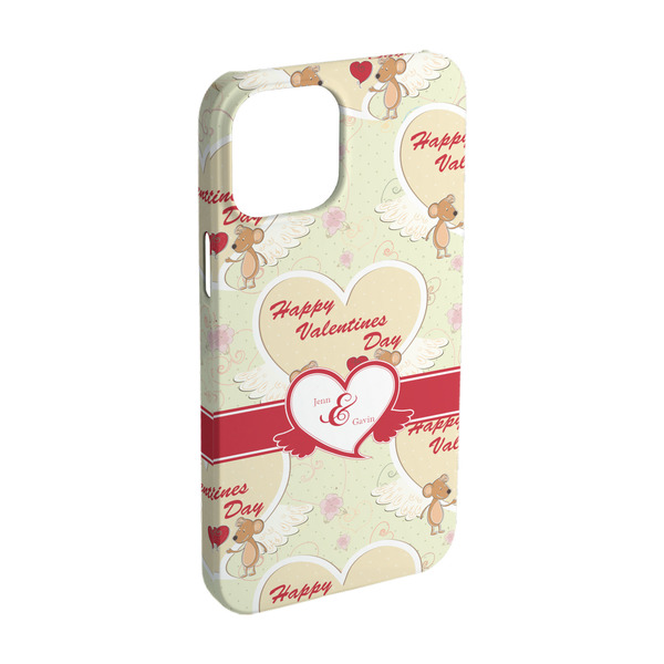 Custom Mouse Love iPhone Case - Plastic - iPhone 15 Pro (Personalized)