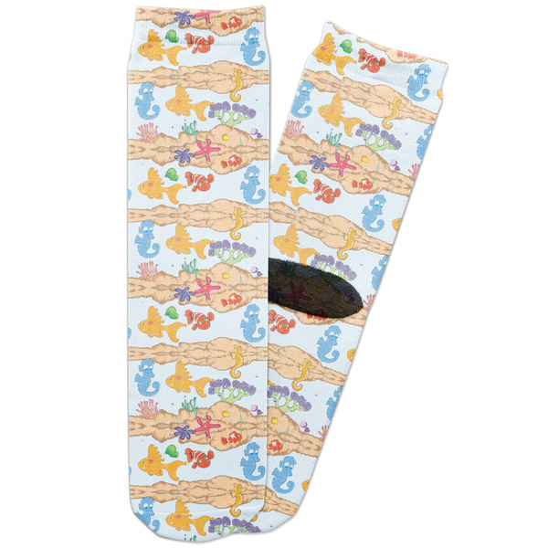 Custom Under the Sea Adult Crew Socks