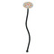 Under the Sea Black Plastic 7" Stir Stick - Oval - Single Stick