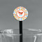 Under the Sea Black Plastic 7" Stir Stick - Round - Main