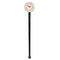 Under the Sea Black Plastic 7" Stir Stick - Round - Single Stick