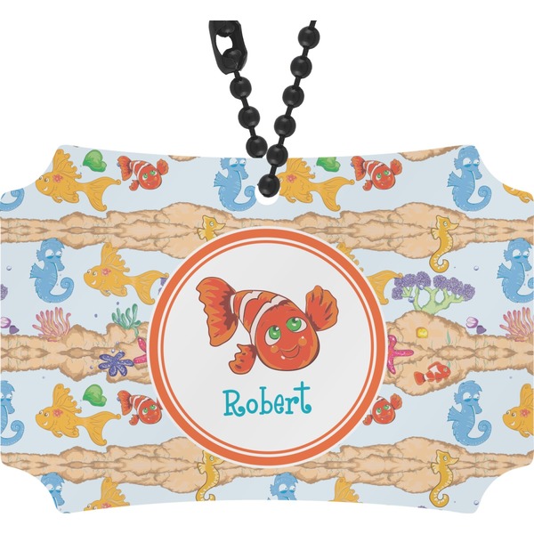 Custom Under the Sea Rear View Mirror Ornament (Personalized)