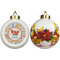 Under the Sea Ceramic Christmas Ornament - Poinsettias (APPROVAL)