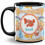 Under the Sea 11 Oz Coffee Mug - Black (Personalized)