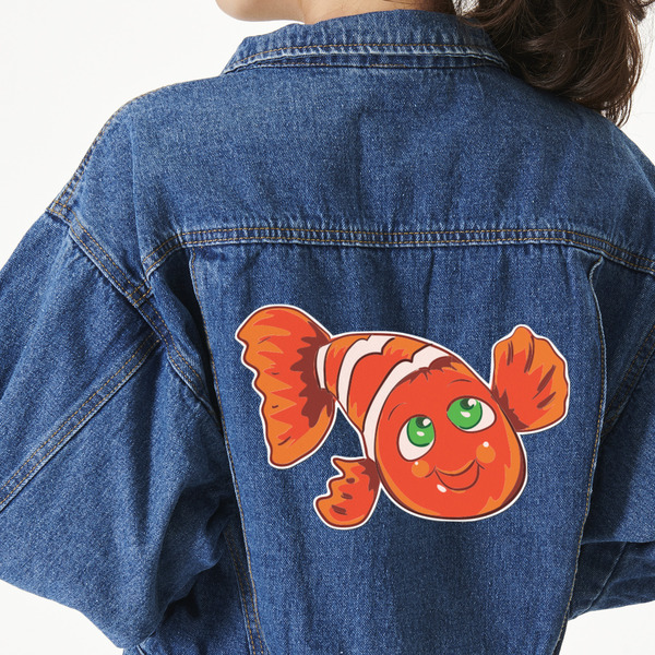 Custom Under the Sea Twill Iron On Patch - Custom Shape - 3XL - Set of 4