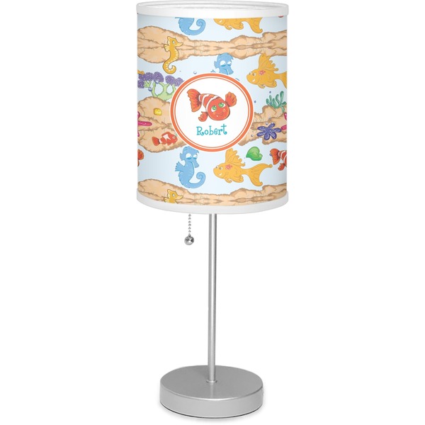 Custom Under the Sea 7" Drum Lamp with Shade Polyester (Personalized)