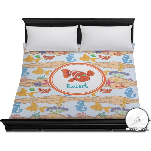 Custom Under the Sea Duvet Cover - King (Personalized)