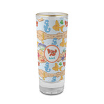 Under the Sea 2 oz Shot Glass - Glass with Gold Rim (Personalized)