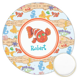 Under the Sea Printed Cookie Topper - 3.25" (Personalized)