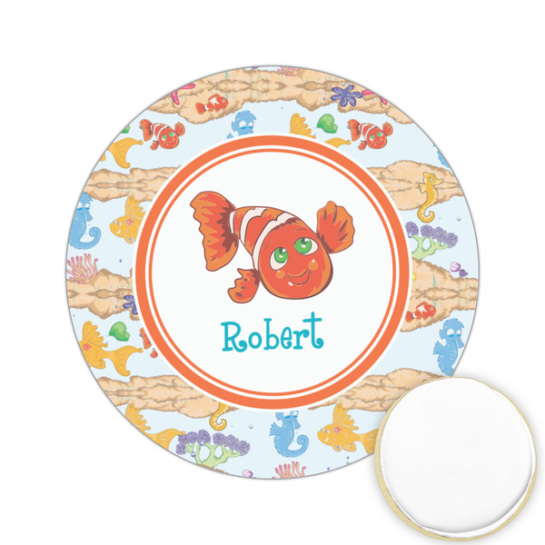 Custom Under the Sea Printed Cookie Topper - 2.15" (Personalized)