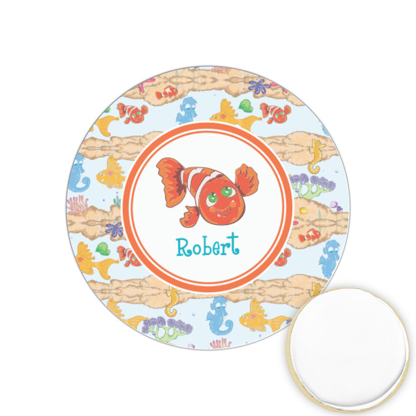 Custom Under the Sea Printed Cookie Topper - 1.25" (Personalized)