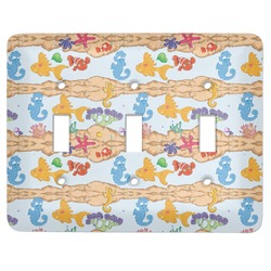 Under the Sea Light Switch Cover (3 Toggle Plate)