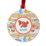 Under the Sea Metal Ball Ornament - Double Sided w/ Name or Text