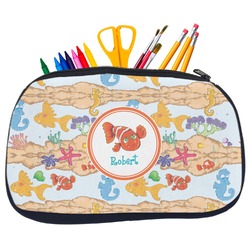 Under the Sea Neoprene Pencil Case - Medium w/ Name or Text