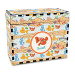 Under the Sea Wood Recipe Box - Full Color Print (Personalized)