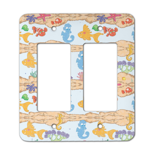 Custom Under the Sea Rocker Style Light Switch Cover - Two Switch