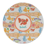 Under the Sea Round Linen Placemat - Single Sided (Personalized)