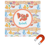 Under the Sea Square Car Magnet - 10" (Personalized)