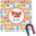 Under the Sea Square Fridge Magnet (Personalized)