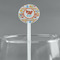 Under the Sea White Plastic 5.5" Stir Stick - Round - Main