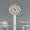 Under the Sea White Plastic 7" Stir Stick - Round - Main