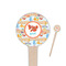 Under the Sea Wooden 4" Food Pick - Round - Closeup