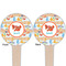 Under the Sea Wooden 4" Food Pick - Round - Double Sided - Front & Back