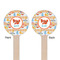 Under the Sea Wooden 6" Stir Stick - Round - Double Sided - Front & Back