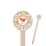 Under the Sea 7.5" Round Wooden Stir Sticks - Double Sided (Personalized)